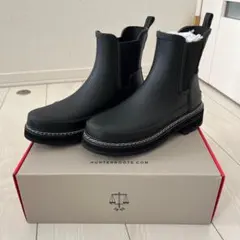 HUNTER チェルシーレインブーツ 24.0cm ブラック 【新品未使用品】