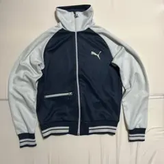 PUMA 00s トラックジャケット ホワイト✖️ネイビー ハイネック