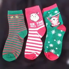 【新品】クリスマス 靴下 3足
