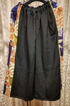 着物リメイク ワイドパンツ