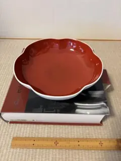 深川製磁 未使用新品　milano studio 赤1枚