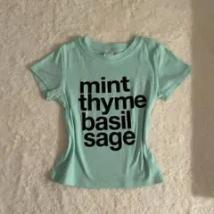 半袖Tシャツ ミントグリーン