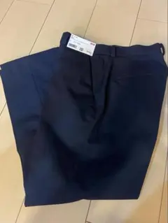 ユニクロUNIQLO スマートアンクルパンツ　2wayストレッチ　ネイビー　L