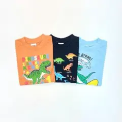 子供服 男の子 120cm 半袖Tシャツ まとめ売り 恐竜 新品 FSN16-2