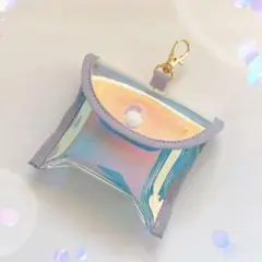 GPS BOT トークケース　オーロラ　クリア　パープル系　匿名配送