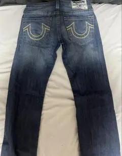 IO着用　truereligion swagデニム yoko true religion デニム ストレートデニム 28 swag yoko - メルカリ