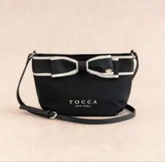 美品 TOCCA リボン ボディバッグ ウエストポーチ ブラック 撥水 - メルカリ