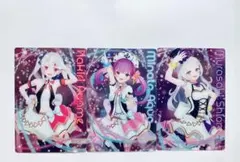 ホロライブ ウエハース カード 卍組 湊あくあ 紫咲シオン 百鬼あやめ セット
