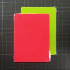 レッドカード イエローカード　計2枚(1セット) サッカー