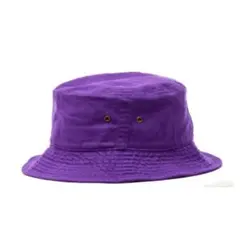 NEWHATTAN ニューハッタン バケットハット L/XL パープル 紫