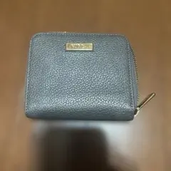 FURLA 二つ折り財布 ラウンドファスナー グレー