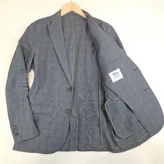 美品✨イッカ　シアサッカー　テーラードジャケット　グレンチェック　M