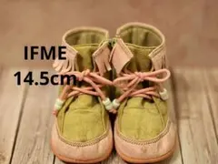 IFME BABY フリンジ付きベビーシューズ
