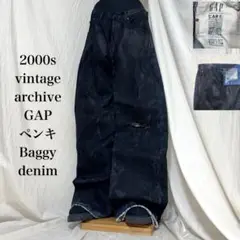 1990s vintage archive GAP ペンキ バギー デニム