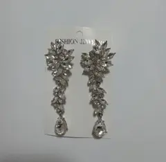 ♡ハンドメイド♡ビジューピアスorイヤリング№468シフォンバタフライ
