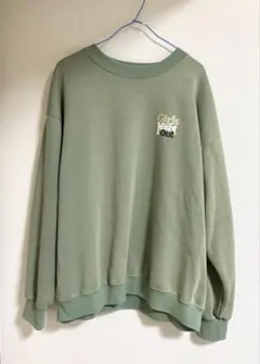 裏起毛スウェット グリーン