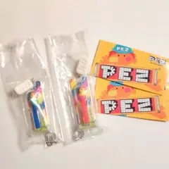 PEZ ボールチェーンマスコット ガチャ ケンエレファント ひよこ