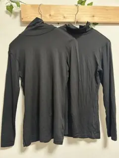 未使用　ユニクロ　　ヒートテックタートルネックT Mサイズ　レディース