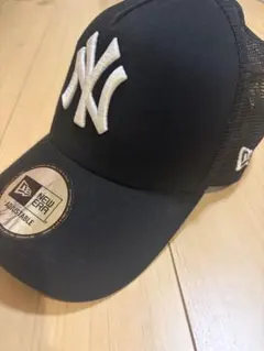New Era NY メッシュキャップ 黒のサムネイル