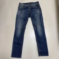ガスGASダメージ加工デニムパンツW30メンズSM古着ジーンズY2Kグランジ 