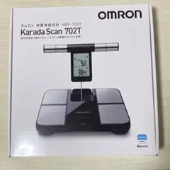 OMRON HBF-702T BLACK 未開封保証書付 体重体組成計 カラダスキャン HBF-702T [スマホ管理機能あり] オムロン