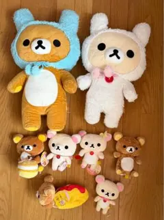 リラックマ ぬいぐるみ 8体セット 全部タグ付き レア - メルカリ