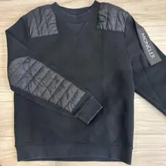 MONCLER ブラック スウェット トレーナー