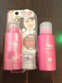 Hena リタッチヘアカラー #5 2本セット　カラートリートメント　ブラウンのサムネイル