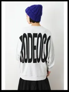 【完売品】ロデオクラウンズ ロングロゴ スウェット