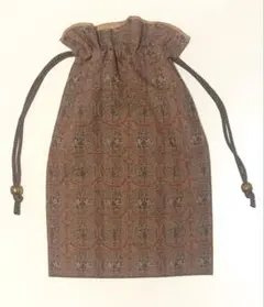 御朱印帳袋 和柄巾着袋 和装小物 正倉院文様 正絹 帯リメイク ハンドメイド ⑤のサムネイル