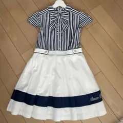 定価19800】新品 mezzo piano セーラーカラー半袖ワンピース90 - メルカリ
