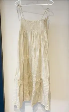 khaju SHIPS ワンピース　きなり色