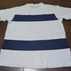 SEVENDAYS=SUNDAY パイル地 ボーダー Tシャツ Sのサムネイル