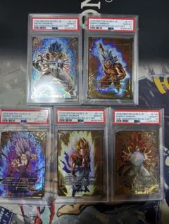 3連番 PSA10 バーダック 孫悟空 孫悟飯 vジャンプ 応募者 プロモ