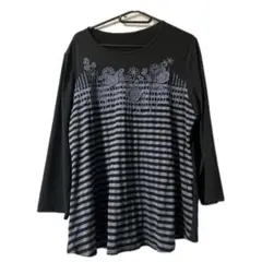 ★美品★JAN NOEL ストレッチ 長袖 カットソー フリーサイズ