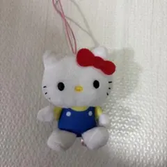 ハローキティ ぬいぐるみマスコット ストラップ付き
