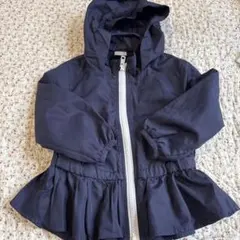 プティマイン　ウインドブレーカー　90cm ネイビー　ナルミヤ