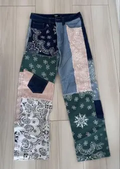 JADED LONDON パッチワークデニムパンツ W28 - メルカリ