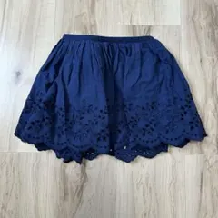 POLO RALPH LAUREN ネイビー刺繍レーススカート