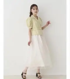 マーキュリーデュオ　ジャケットドッキングワンピース