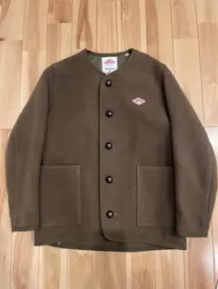 ウールジャケット ノーカラージャケット