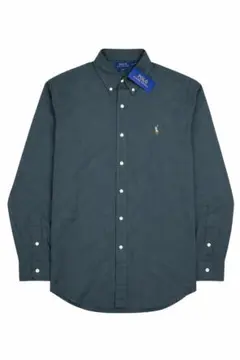 ポロラルフローレンメンズシャツ新品タグ付きダークグレー 長袖シャツ