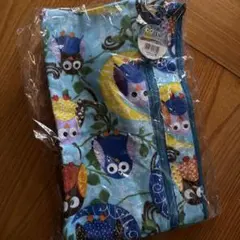 幸福ろう 小物入れ ポーチ フクロウ柄