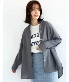 【新品未使用タグ付き】❦Green Parks/オーバーサイズシャツ 完売品❦