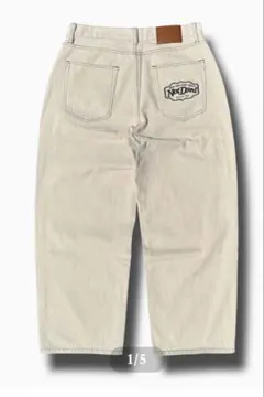 notdyed super baggy denim Mサイズ