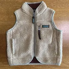 AIGLE フリースベスト 100cm ベージュ