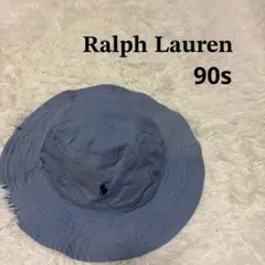 【90s】ポロ ラルフローレン バケットハット 紺タグ