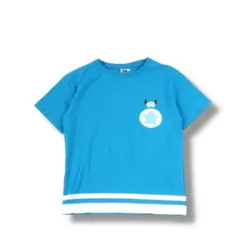 M056【新品タグ付き】星たぬきTシャツ 青 XXLサイズ