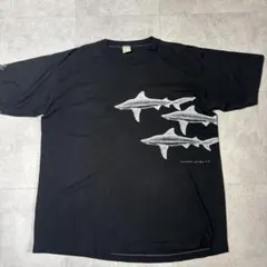 【80s】sportswear ビンテージT サメ　ダイビング　　シャーク　鮫