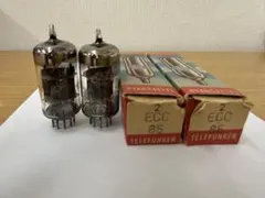 テレフンケン　TELEFUNKEN ECC85 ダイヤマーク2本　元箱付きのサムネイル